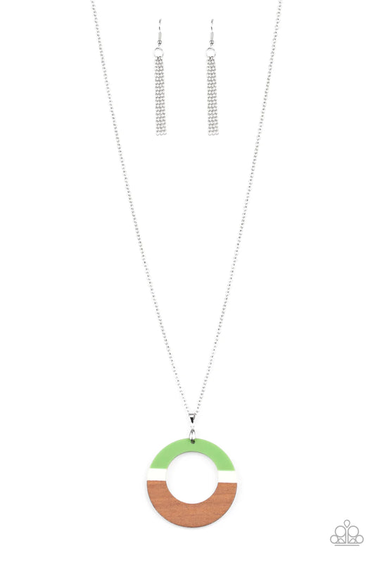 Paparazzi Necklace ~ Sail Into The Sunset - Green