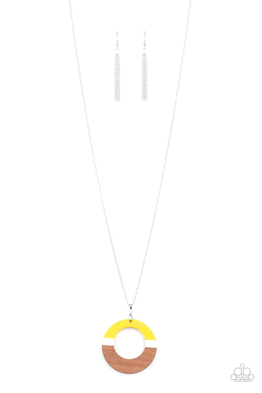 Paparazzi Necklace ~ Sail Into The Sunset - Yellow