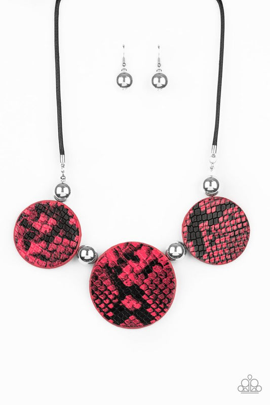 Viper Pit - Pink - Paparazzi Necklace Image