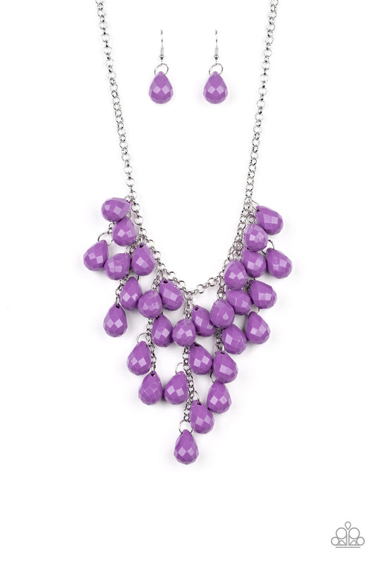 Paparazzi Necklace ~ Serenely Scattered - Purple