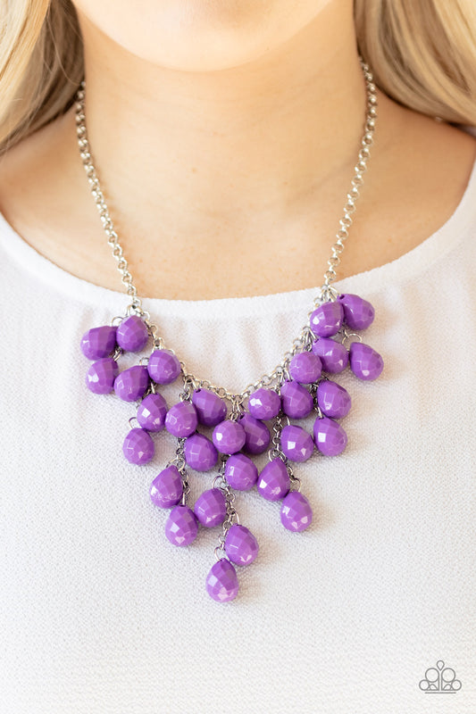Paparazzi Necklace ~ Serenely Scattered - Purple