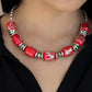 Girl Grit - Red - Paparazzi Necklace Image