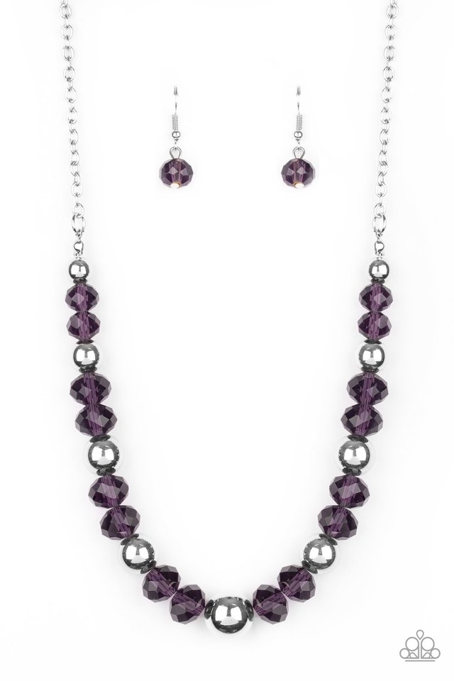 Jewel Jam - Purple - Paparazzi Necklace Image