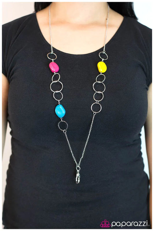 Paparazzi Necklace ~ Feelin Good - Multi