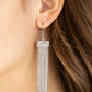 Paparazzi Earring ~ Twinkling Tapestry - White