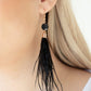 Feathered Flamboyance - Gold - Paparazzi Earring Image