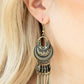 Give Me Liberty - Brass - Paparazzi Earring Image