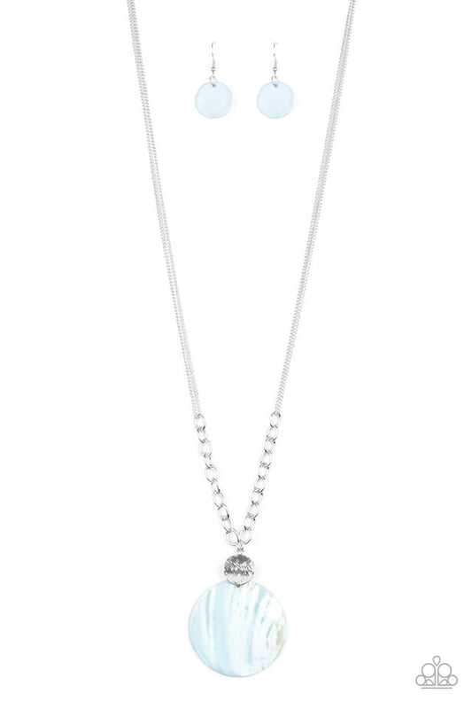 Paparazzi Necklace ~ A Top-SHELLer - Blue