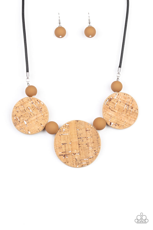 Paparazzi Necklace ~ Pop The Cork - White