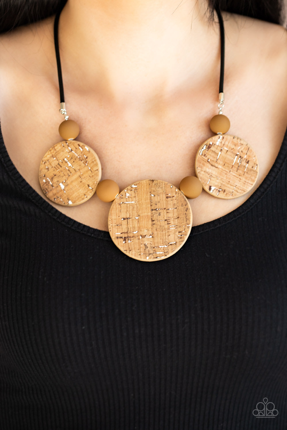 Paparazzi Necklace ~ Pop The Cork - White