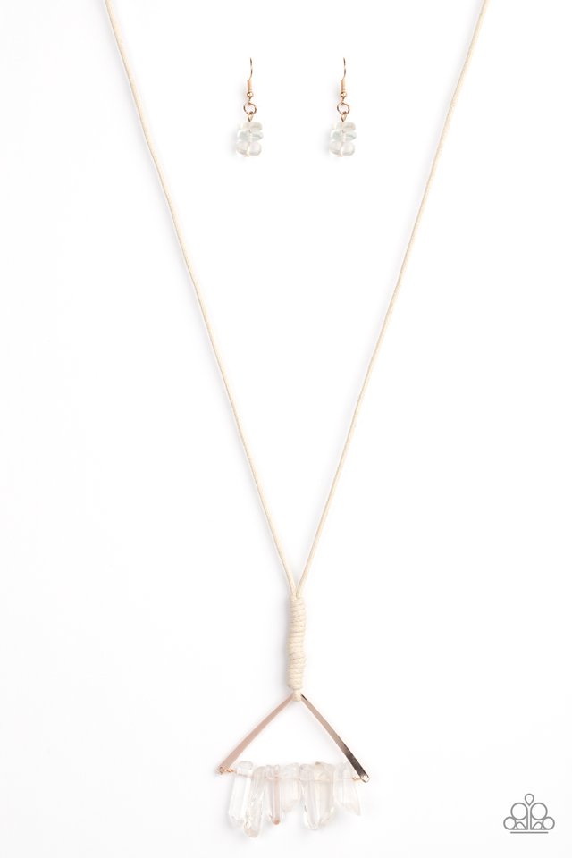 Raw Talent - Rose Gold - Paparazzi Necklace Image