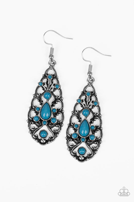 Paparazzi Earring ~ Fantastically Fanciful - Blue