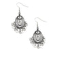 Paparazzi Earring ~ Chime Chic - Silver