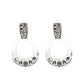 Broker Babe - Silver - Paparazzi Earring Image