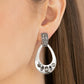 Broker Babe - Silver - Paparazzi Earring Image