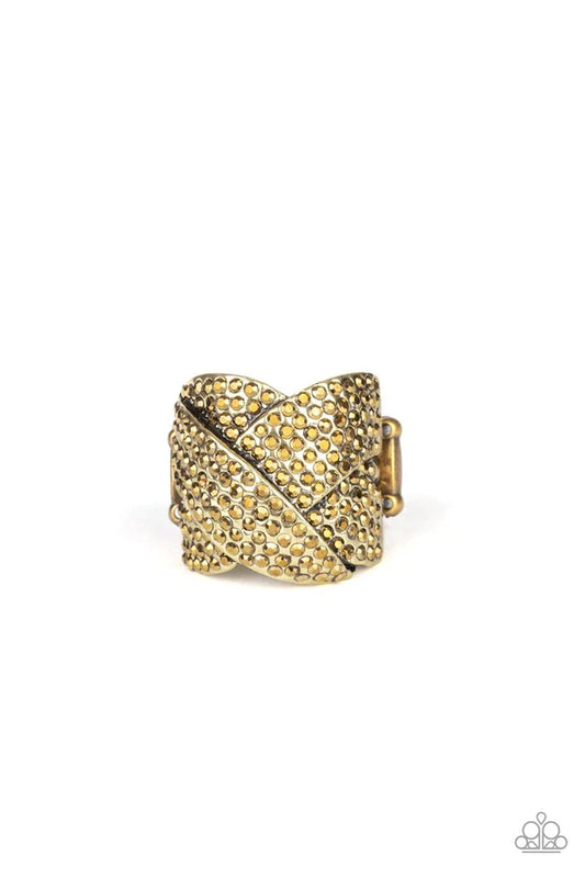 Paparazzi Ring ~ Scandalous Shimmer - Brass