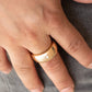 Leading Man - Gold - Paparazzi Ring Image