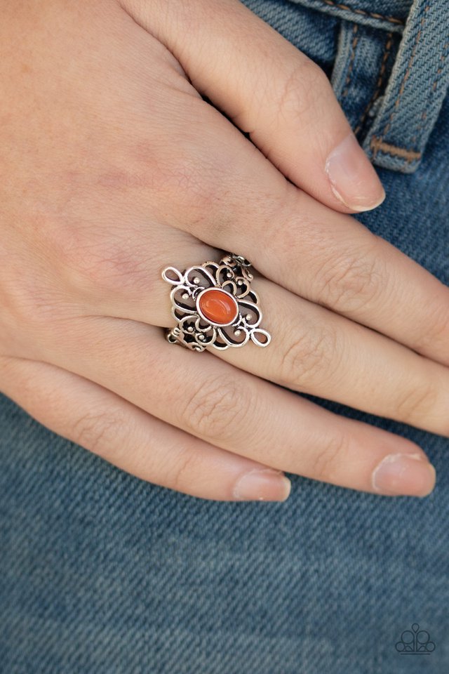 DEW Your Thing - Orange - Paparazzi Ring Image