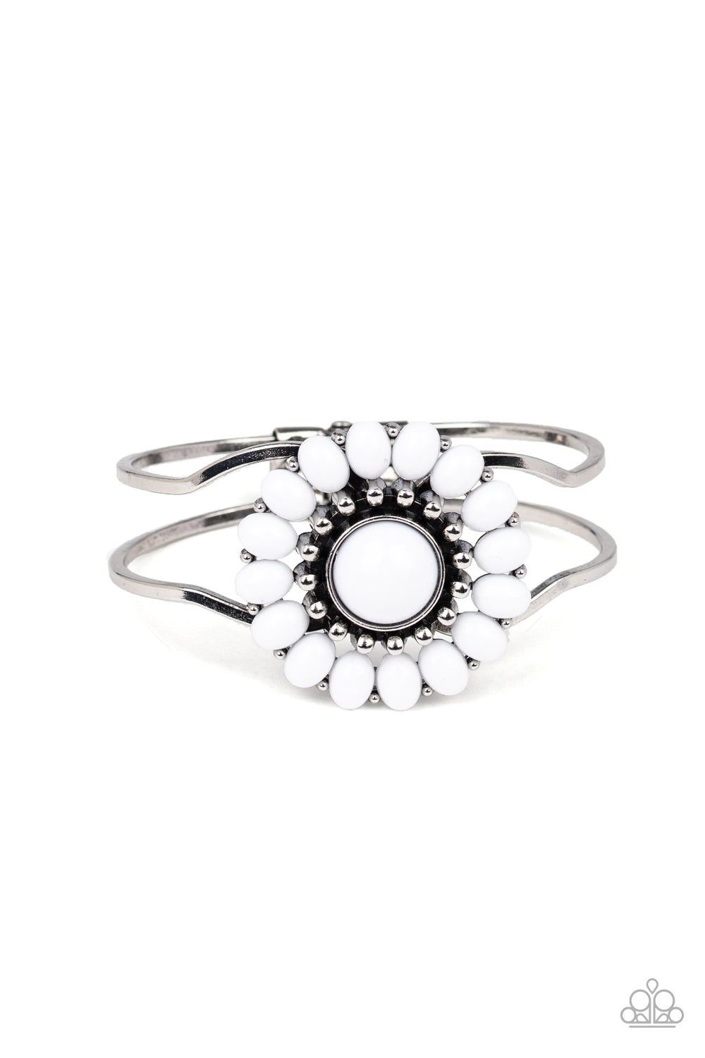 Paparazzi Bracelet ~ Posy Pop - White