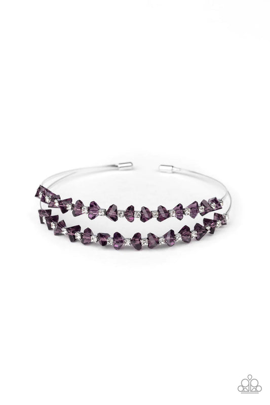 Paparazzi Bracelet ~ Prismatic Posh - Purple