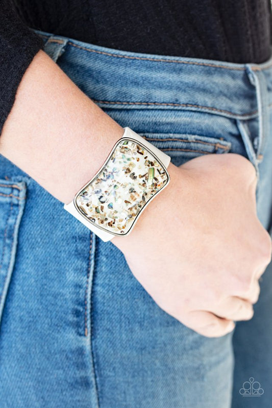 Twinkle Twinkle Little ROCK STAR - White - Paparazzi Bracelet Image