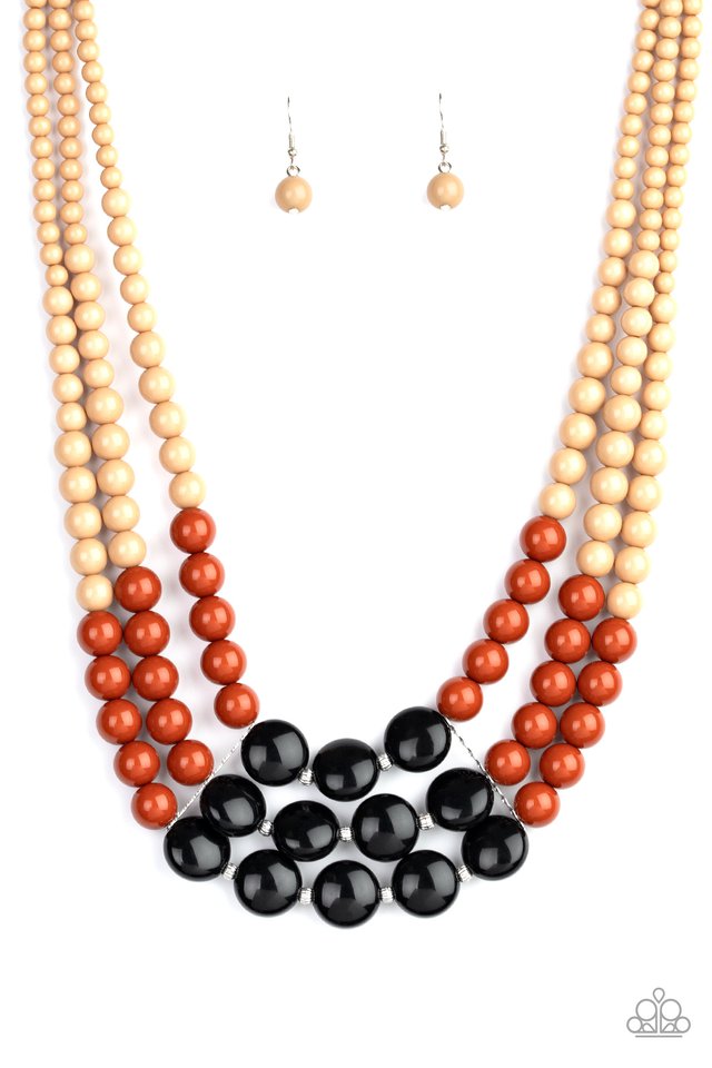 Beach Bauble - Multi - Paparazzi Necklace Image