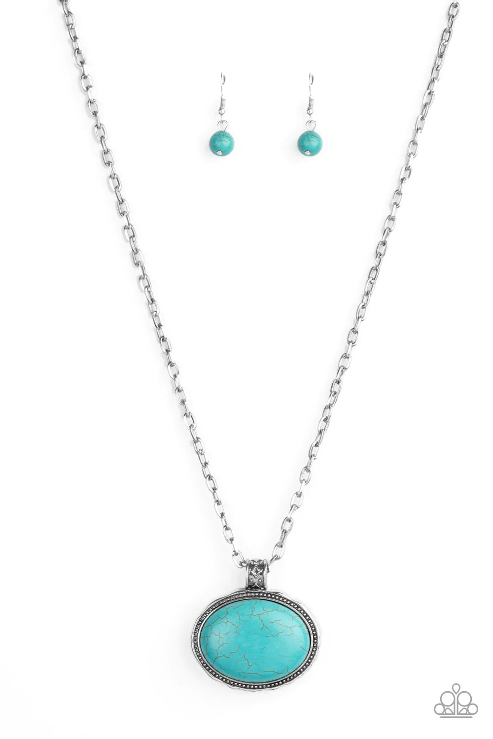 Paparazzi Necklace ~ Sedimentary Colors - Blue