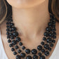 Everyone Scatter! - Black - Paparazzi Necklace Image