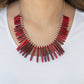 Out of My Element - Red - Paparazzi Necklace Image