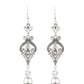 Elegantly Extravagant - Silver - Paparazzi Earring Image