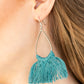 Paparazzi Earring ~ Tassel Treat - Blue