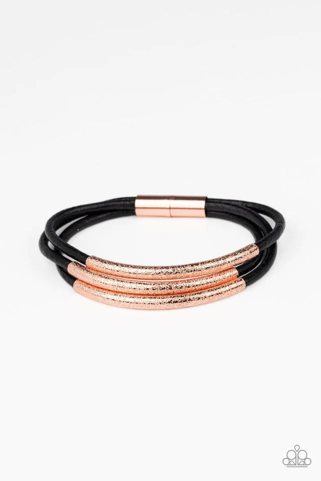 Paparazzi Bracelet ~ Magnetic Maverick - Copper