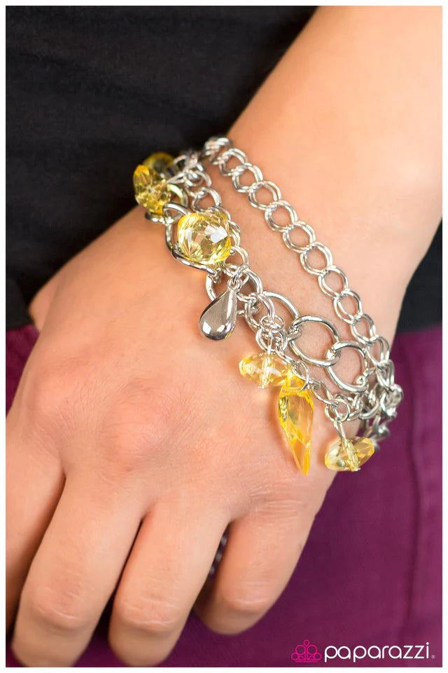 Paparazzi Bracelet ~ All Mine - Yellow