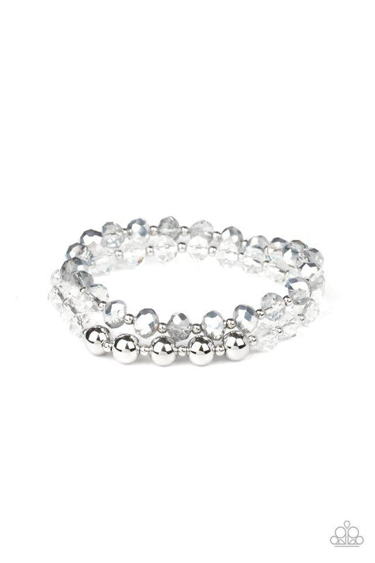 Paparazzi Bracelet ~ Millennial Grandeur - White