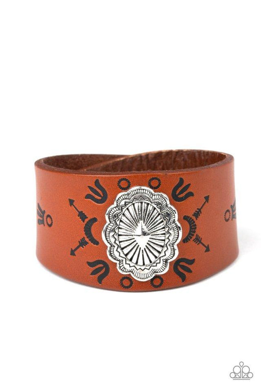 Paparazzi Bracelet ~ Desert Badlands - Brown