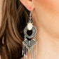 Southern Spearhead - White - Paparazzi Earring Image