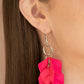 Paparazzi Earring ~ Glass Gardens - Pink