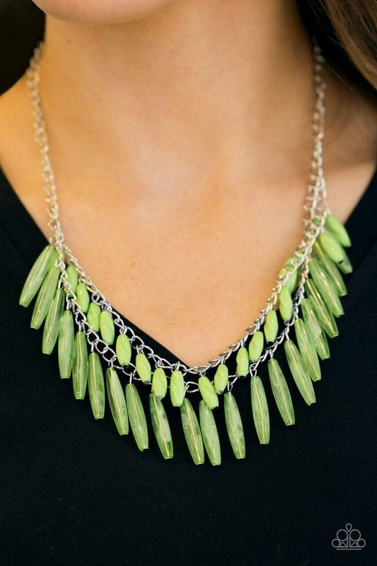 Paparazzi Necklace - Speak Of The DIVA - Green