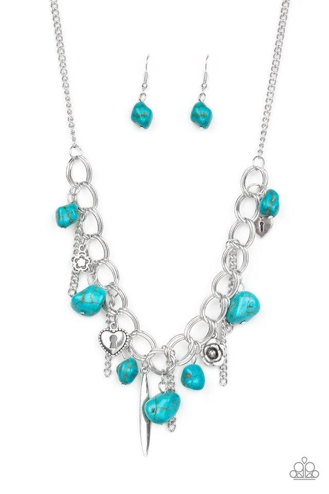 Paparazzi Necklace ~ Southern Sweetheart - Blue