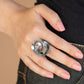 Pro Top Spin - Black - Paparazzi Ring Image