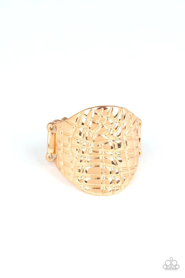 Paparazzi Ring ~ Metal Jungle - Gold