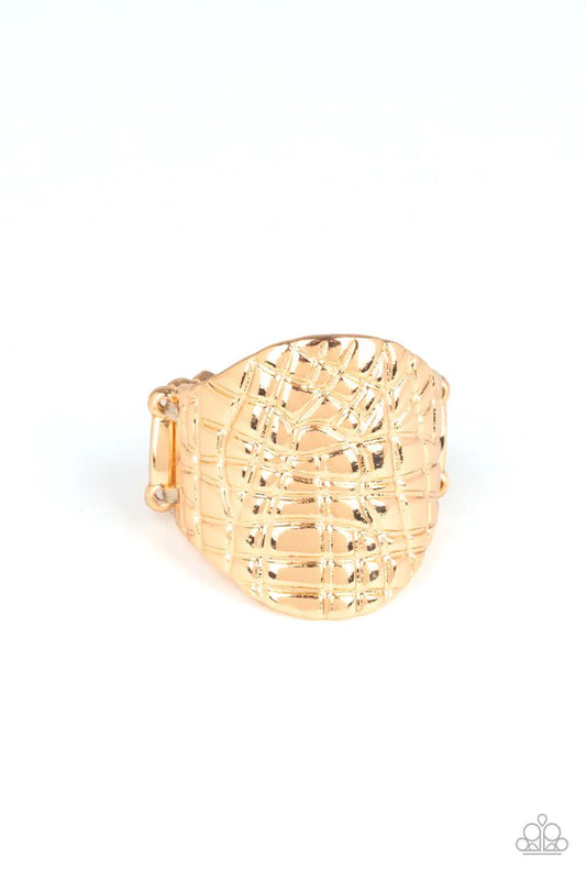 Anillo Paparazzi ~ Metal Jungle - Oro