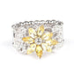 Paparazzi Ring ~ Brilliantly Blooming - Yellow