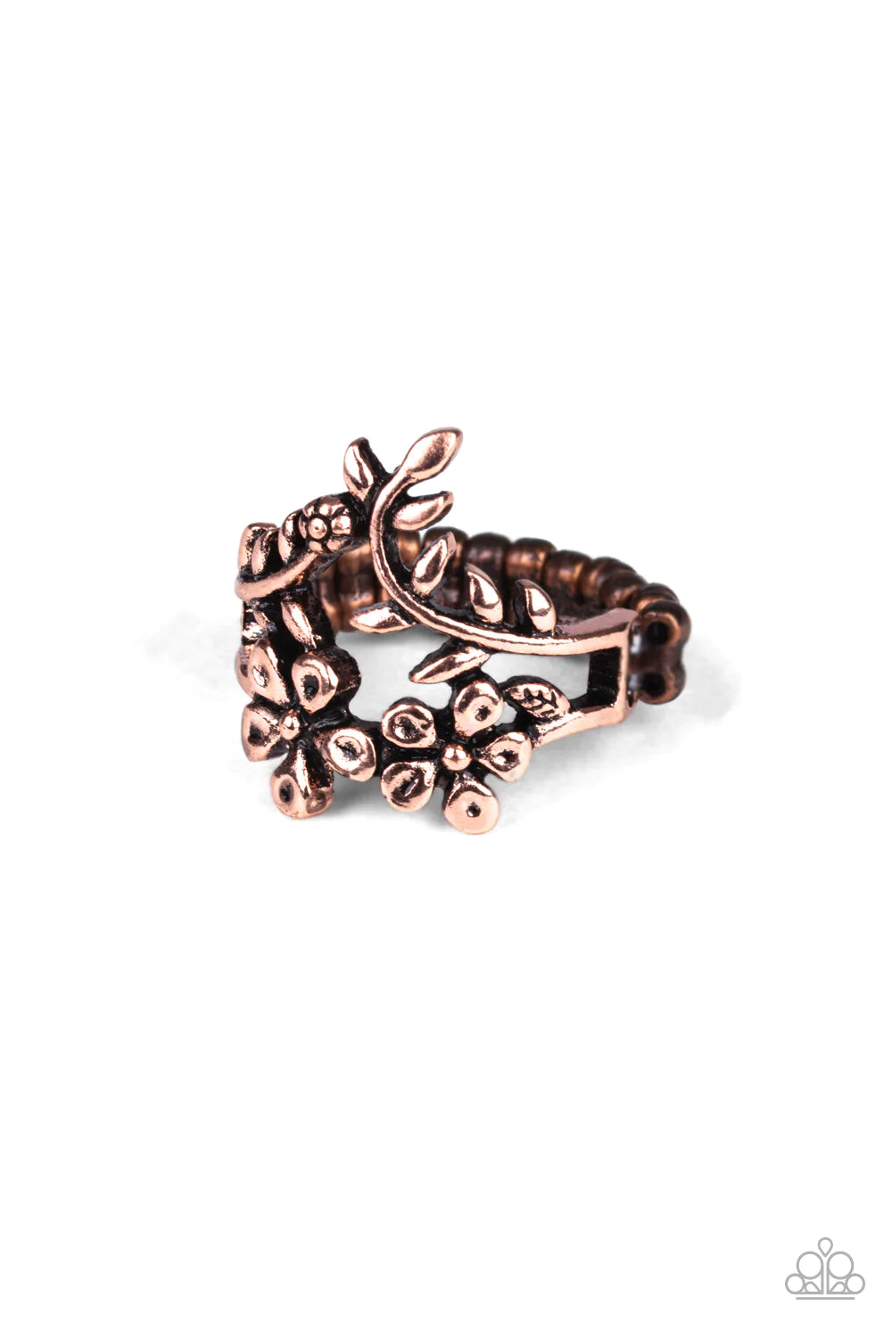 Anillo Paparazzi ~ Secret Eden - Cobre