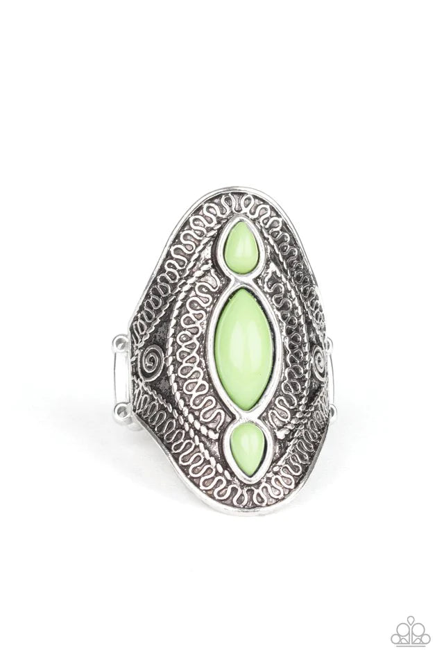 Anillo Paparazzi ~ Kindred Spirit - Verde