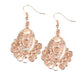 Chime Chic - Rose Gold - Paparazzi Earring Image