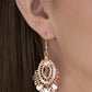 Chime Chic - Rose Gold - Paparazzi Earring Image