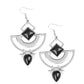 Geo Gypsy - Black - Paparazzi Earring Image