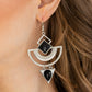 Geo Gypsy - Black - Paparazzi Earring Image