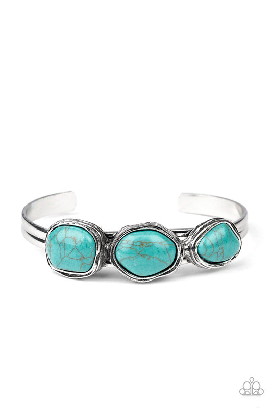 Paparazzi Bracelet ~ Stone Shop - Blue